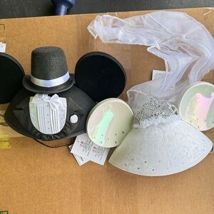 Disney Bride and Groom Mickey Mouse Wedding Ears